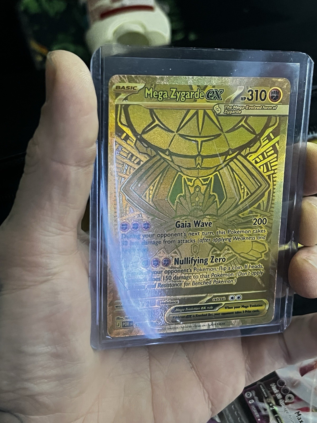Pokemon: Mega Zygarde ex Gold Hyper Rare 124/088 Perfect Order NM FRESH