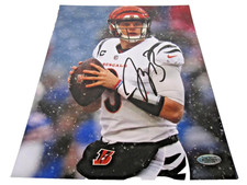 JOE BURROW Hand Signed 8x10 Photo BENGALS QB #9 Autograph w/COA (TSA)