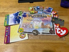 1999 TY Beanie Baby Coin MEMBERSHIP SET original And Other Related Items