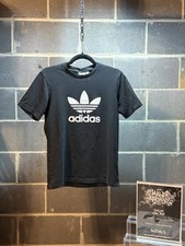 Adidas Originals Black Trefoil Black T-Shirt