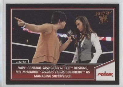 2013 Topps Best of WWE Bronze AJ Lee Vickie Guerrero #54 md3