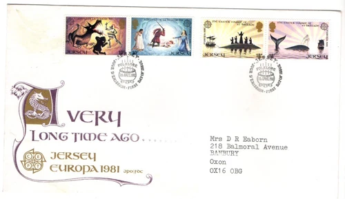 1981 JERSEY - EUROPA : FOLKLORE FDC FROM COLLECTION N11