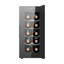 electriQ 10 Bottle Thermoelectric Freestanding Wine Cooler - Black eiQTE10BLK