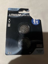 CR 2025 2 Pack Lithium Button Batteries