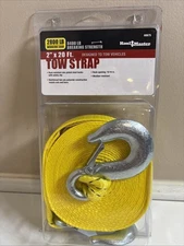 Haul Master Heavy Duty Tow Strap 2"x 20' Rope Towing Recovery 2800lb NIP