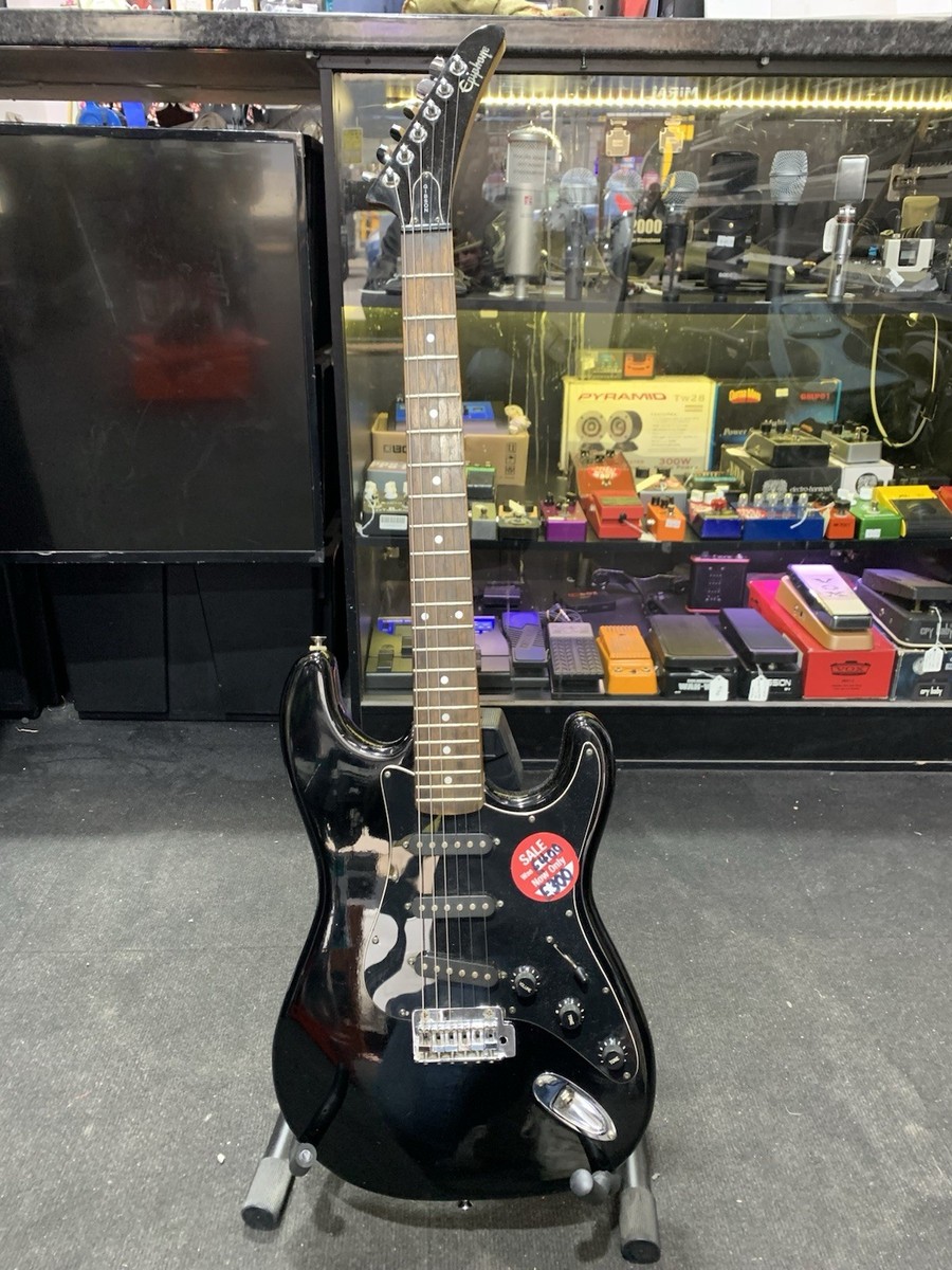 【激レア】Epiphone S-310 ストラト　ブラック　ヴィンテージ 激レア】Epiphone S-310 ストラト ブラック ヴィンテージ