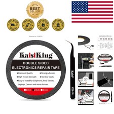 Ultra-Thin 2mm LCD Repair Tape 50M for Screen Repair with Precision Tweezers