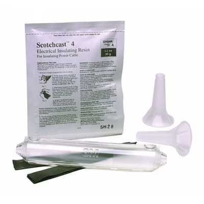 3m Splice Kit, 4/0 AWG Max, Black, Epoxy Insulation, 10,000 V 90-B1N 3m 90-B1N