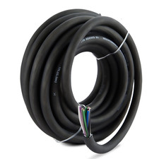 20 Feet 9 Conductor Speaker Wire/Cable - 18 AWG 100 Pure OFC, Ultra-Flex and Ea