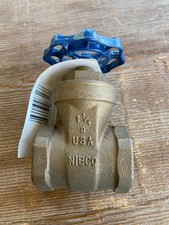 NIBCO T29 1-1/4" Bronze Gate Valve 200 W PSI FNPT 6P967 OB w/ Tag Plumbing USA