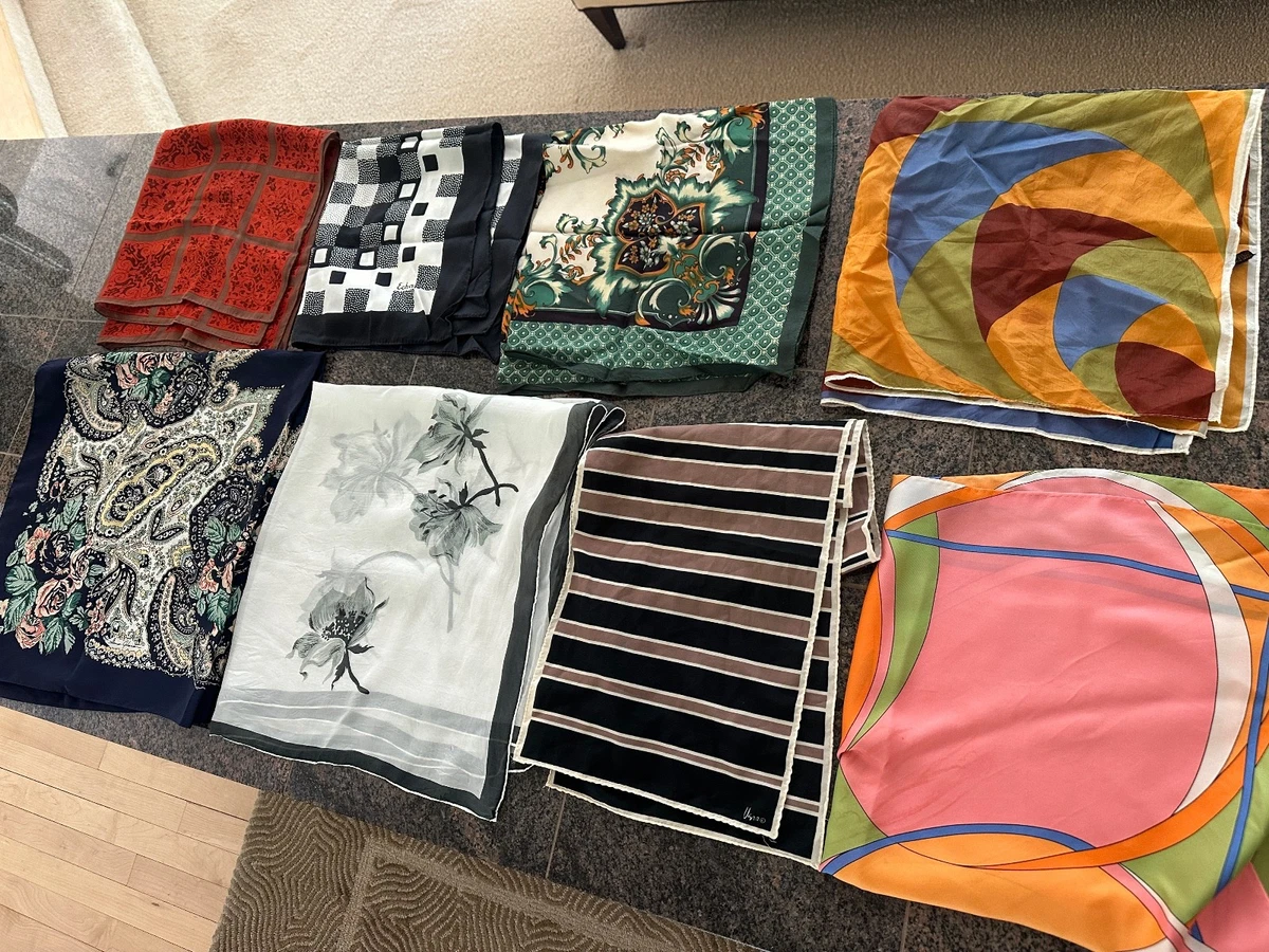 Vintage Scarf Japan In Vintage Scarves & Wraps for sale | eBay