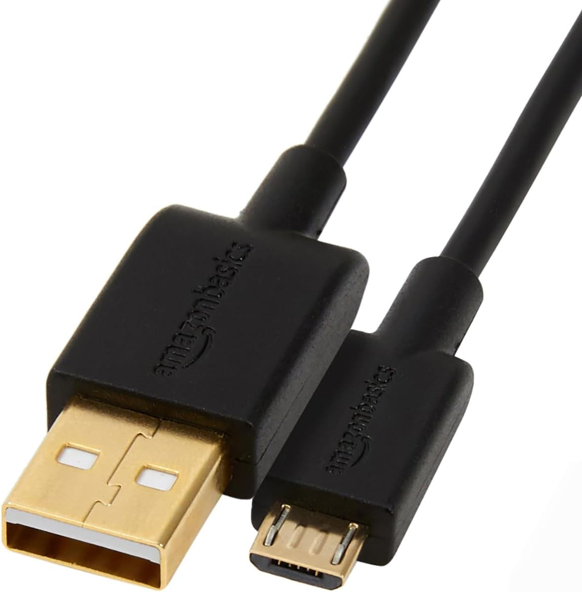 Amazon Basics USB-A to Micro USB Charging Cable, 480Mbps Feet