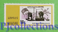 U2242- RWANDA 1974 GUGLIELMO MARCONI 50c MNH
