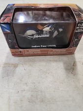 Indian Four 1939 Blue and White 1:32 Cast by Indian Motorcycles READ