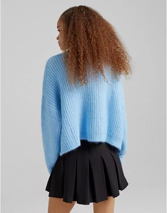 Bershka clearance knitted jumper