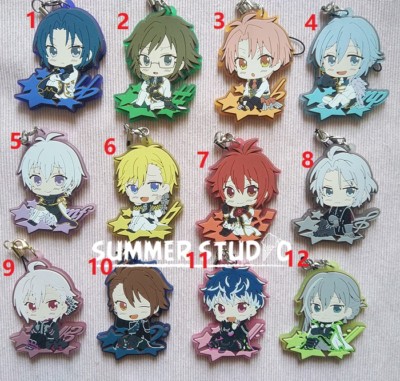 IDOLiSH7 Trigger Re:vale Riku Tenn Keychain Key Ring Rubber Phone Strap Charm