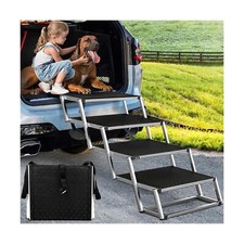 Extra Wide Dog Ramps for Large Dogs,Dog Car Ramp with Non-Slip Surface,Portab...