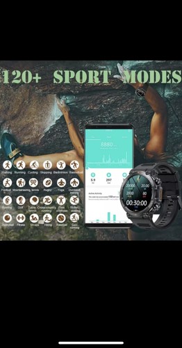 TIWAIN SPORT SMART WATCH For Android Phones/Fitness Tracker/ Heart Rate/ Sleep.. - Zdjęcie 4 z 4