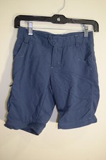 Columbia Omni Shield Cargo Shorts Fit Adjustable Gray GIRLS 10 M 25x9 Hiking