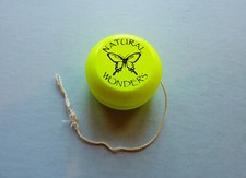 VINTAGE "NATURAL WONDERS" YO-YO  BUTTERFLY  WOOD  NEW / UNUSED