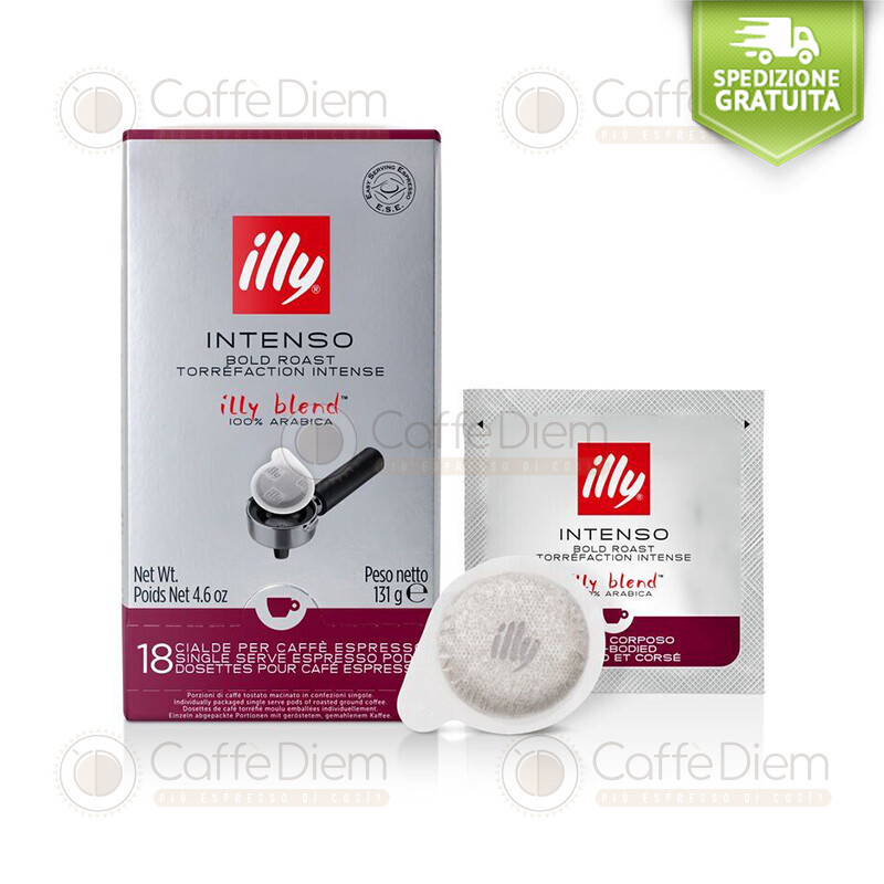 216 Cialde illy Carta 44mm Universali 6 Box da 18 Cialde illy TOSTATO INTENSO