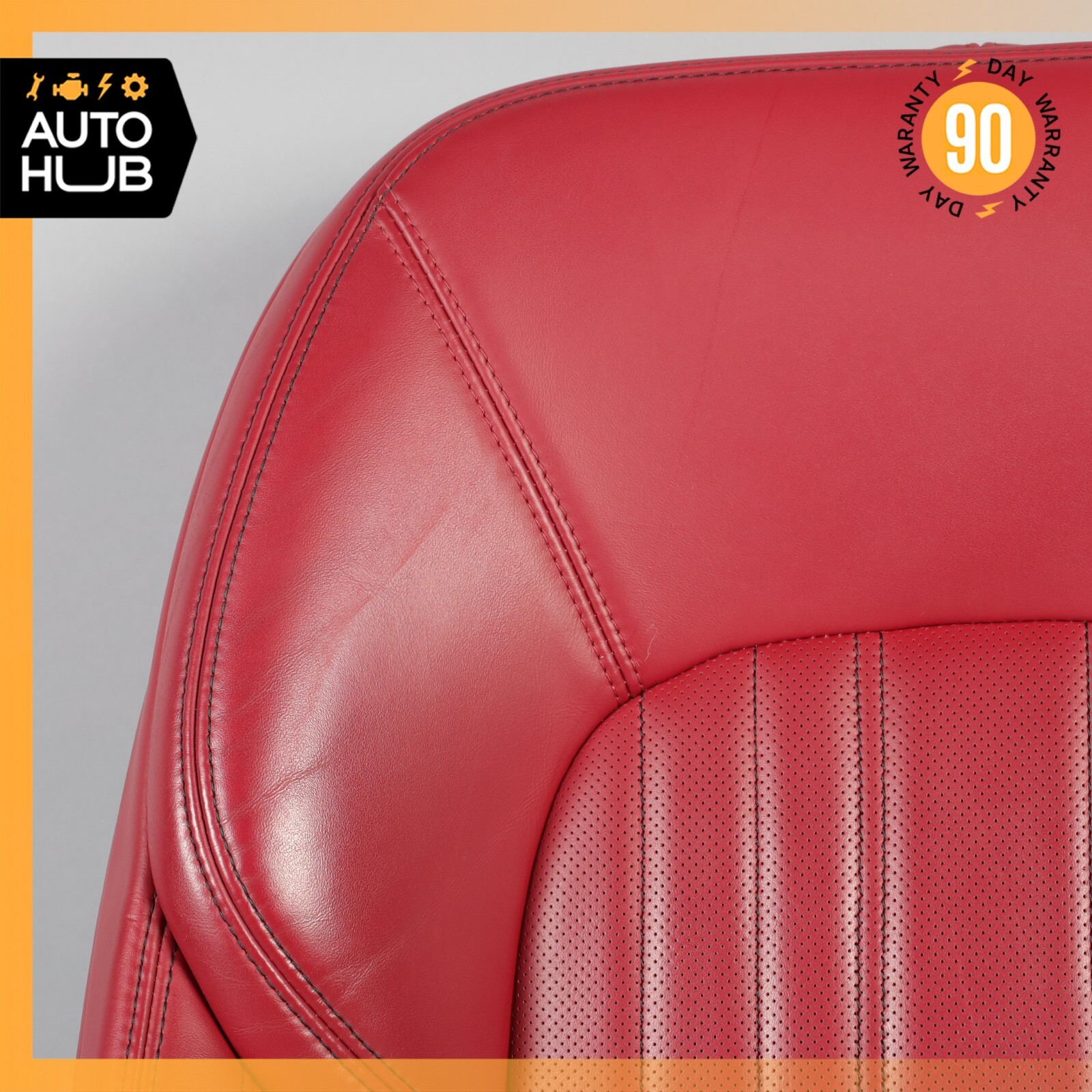 17-22 Maserati Levante S M161 Front Left Top Upper Seat Cushion Red OEM 26k