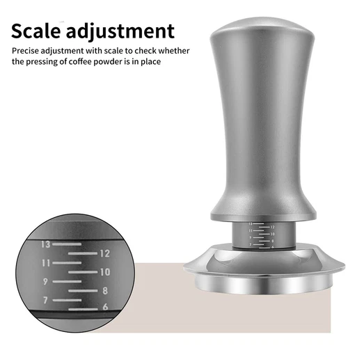 51mm/53mm/58mm Calibrated Pressure Coffee Tamper Espresso Spring Loaded Tamper - Picture 8 of 21