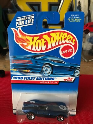 1997 Hot Wheels 1998 First Editions Jaguar D-Type #638 Car 6 of 40 B182
