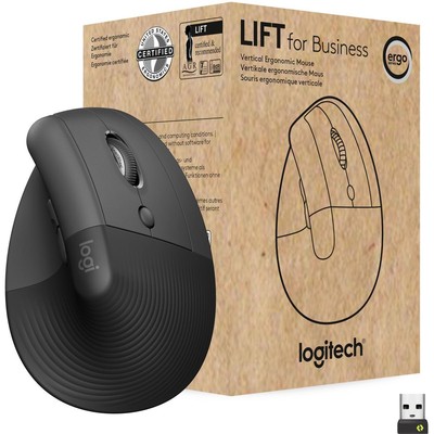 Logitech Wireless Mouse Lift right f.business Ergonomic bla 910-006494 (50992060