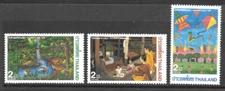 Thailand Stamp , 1995 , sc # 1595-97 (3) , MNH /  thd - 357