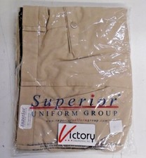 NEW Martin's Superior Uniform Men's Pants Unhemmed  Khaki Tan  23689 - 378385