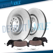 Front Disc Brake Rotors Brake Pads w/ Hardware for 2015-2022 Ram ProMaster City