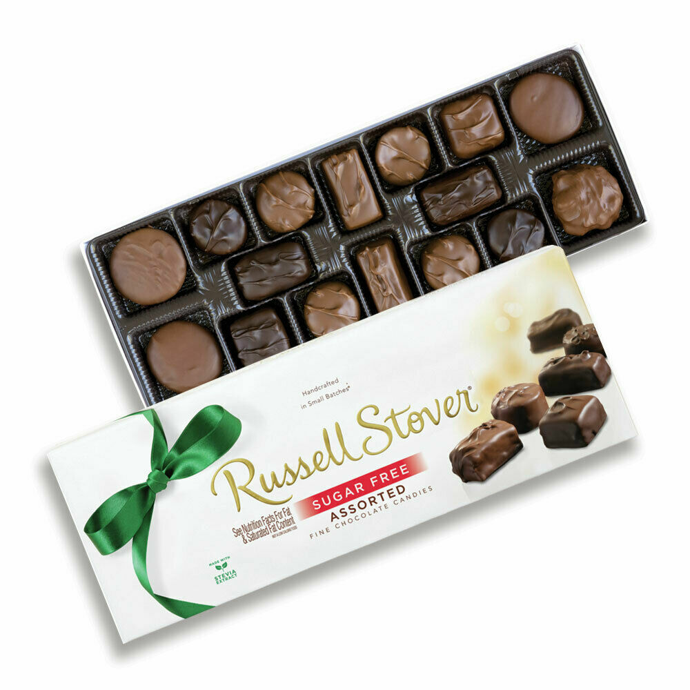 Russell Stover Sugar Free Assorted Fine Chocolates 8 25 Oz Box New Sealed For Sale Online