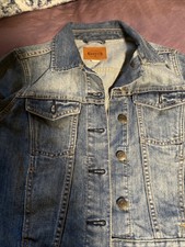 Fossil Denim Jacket Size Small Jean Blue