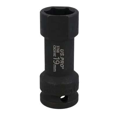 AB TOOLS 19mm 1/2" Drive Deep Strut Socket for Unistrut Type Channel 72mm Long