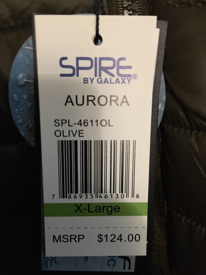 Spire женщин средней длины пуховик куртка оливковый зеленый очень большой XL рекомендуемая розничная цена производителя $124 - Изображение 4 из 4