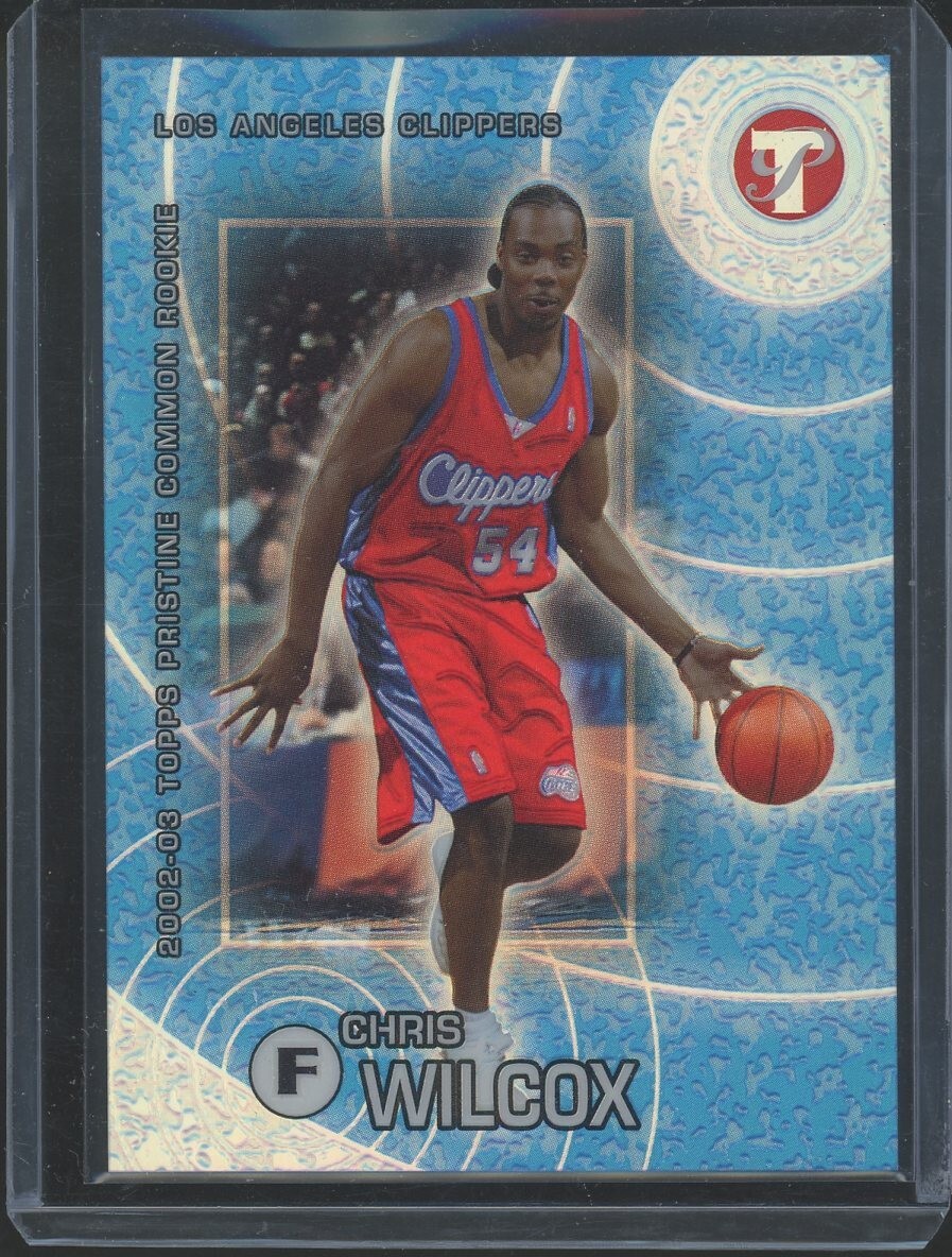 2002-03 Topps Pristine Chris Wilcox Refractor /1899 #72 Clippers