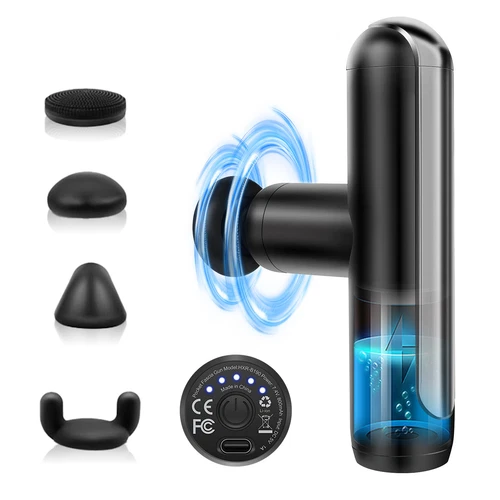 Mini Massage Gun Deep Tissue Muscle Massager Handheld Small for Back Pain Relief