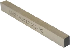 M42 1/4'' X 1/4'' X 2-1/2'' Cobalt Steel Square Tool Bit Lathe Fly Cutter Mill B