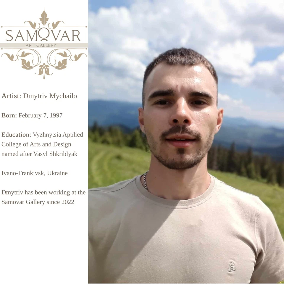 original painting 30 x 40 cm 239DM artwork watercolor modern birds at sunset - image 4 of 4