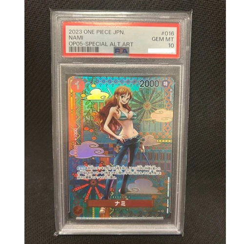 PSA 10 Nami R OP01-016 SP Awakening of the New Era ONE PIECE Card 2023 Japanese