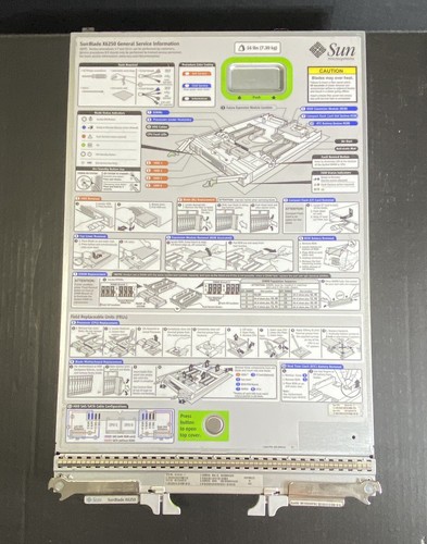 Sun Blade X6250 540-7254, 2x 3.33GHz CPU X5470 Quad Core - 32GB Memory - RAID 5 - Picture 2 of 16