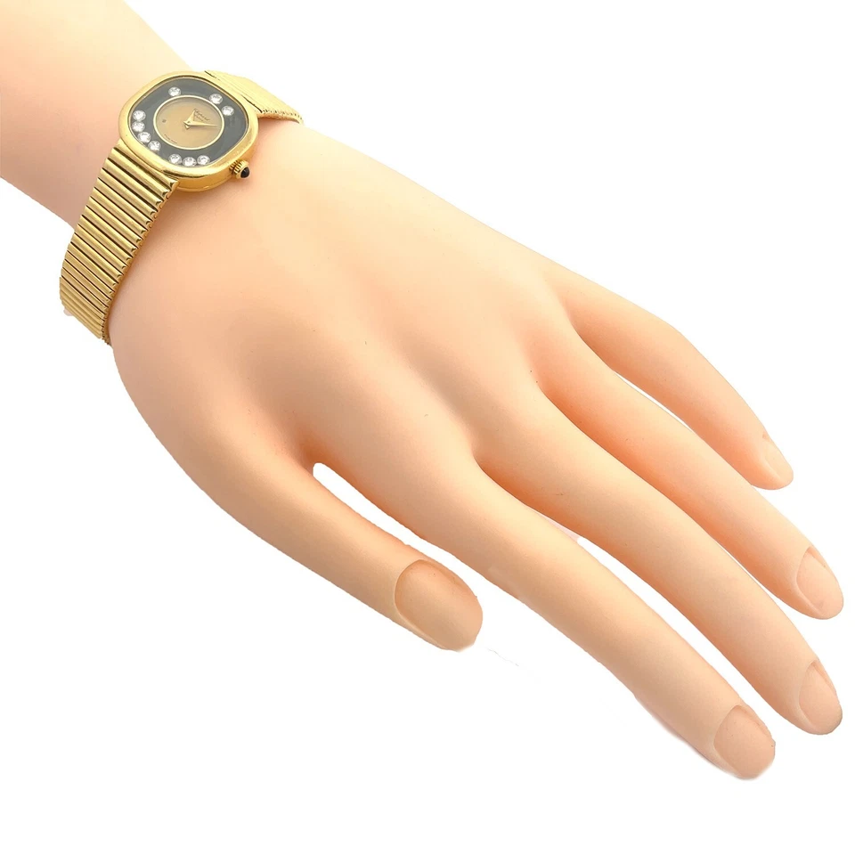 Reloj Chopard Happy Diamond Oro Amarillo 18k Cuerda Manual Damas 5089 Foto 2 de 4