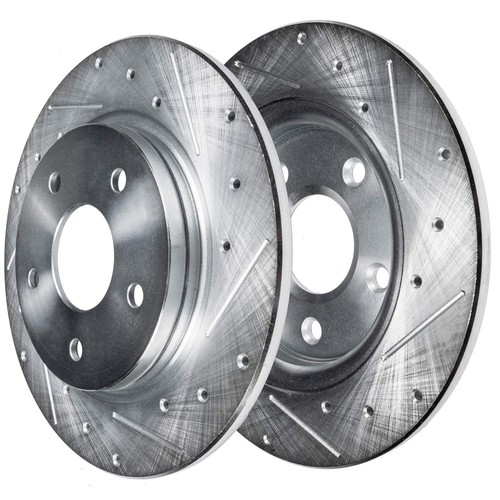 Front & Rear Drilled Rotors Brake Pads for 2006 - 2011 Bucik Lucerne 3.8L 3.9L - Picture 9 of 9