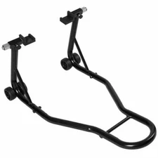 Motorcycle Stand Black Front and Rear Swingarm Spool Wheel Lift Universal Bikes