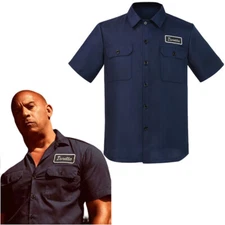 Halloween Fast Furious X Roleplay Costume Dominic Toretto Cosplay T Shirt
