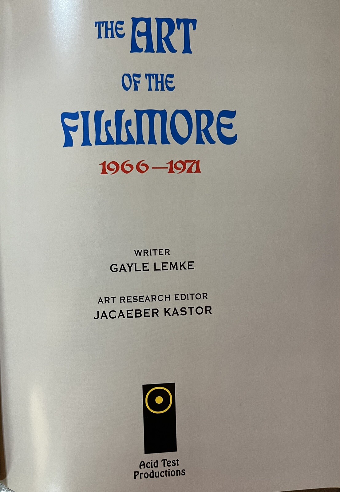 独特の上品 The Art of the Fillmore1966-1971 サイケデリック asakusa