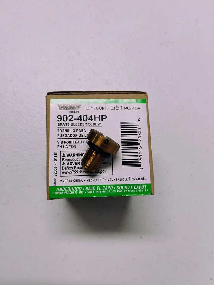 Dorman 902-404HP Engine Coolant Bleeder Screw fit BMW Dodge Jeep Ram 11537793373 Foto 4 de 4