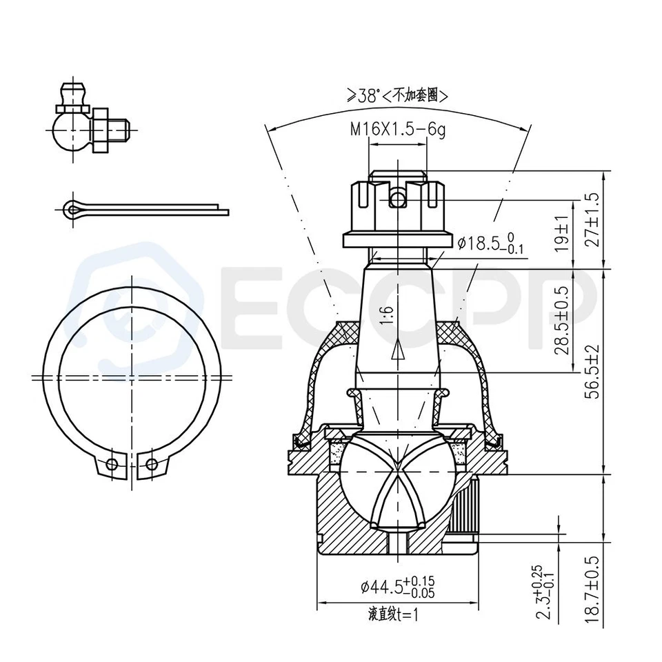 12pcs For 2003-2005 GMC Savana 2500 Front Ball Joint Tie Rod Sway Bar Pitman Arm - Изображение 3 из 4