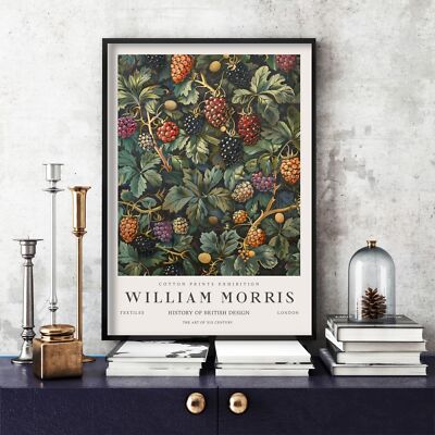 William Morris Druck, William Morris Ausstellungsposter Blackberry (160c)